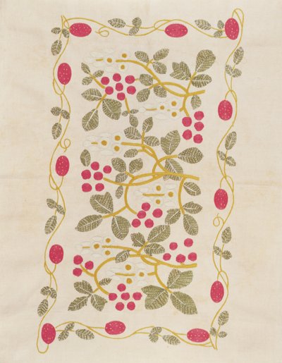 Stickerei, ca. 1900 von Ernest William Gimson